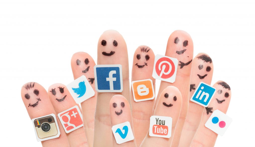 Social media marketing SMM  icons
