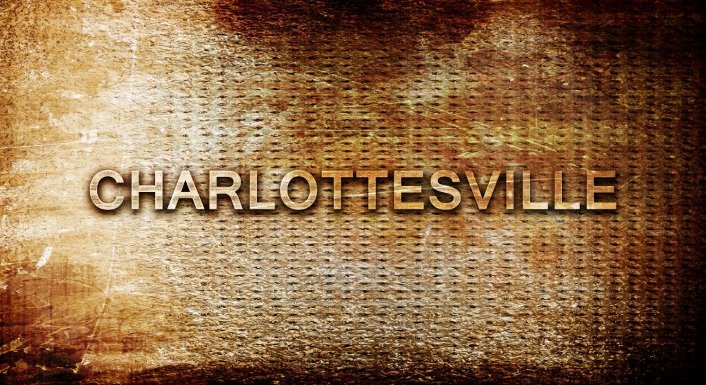57725766 - charlottesville, 3d rendering, text on a metal backgroundnil