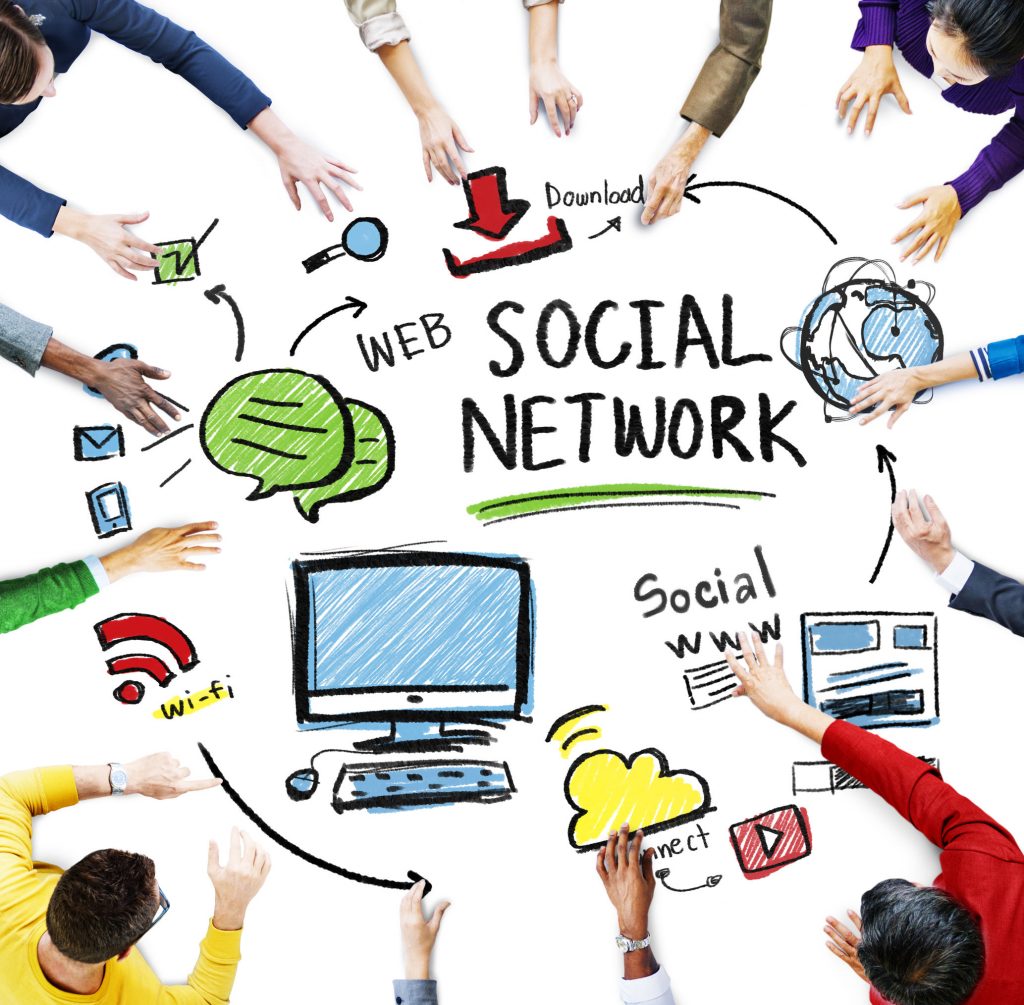 39058651 - social network social media people meeting teamwork concept 
strategy 