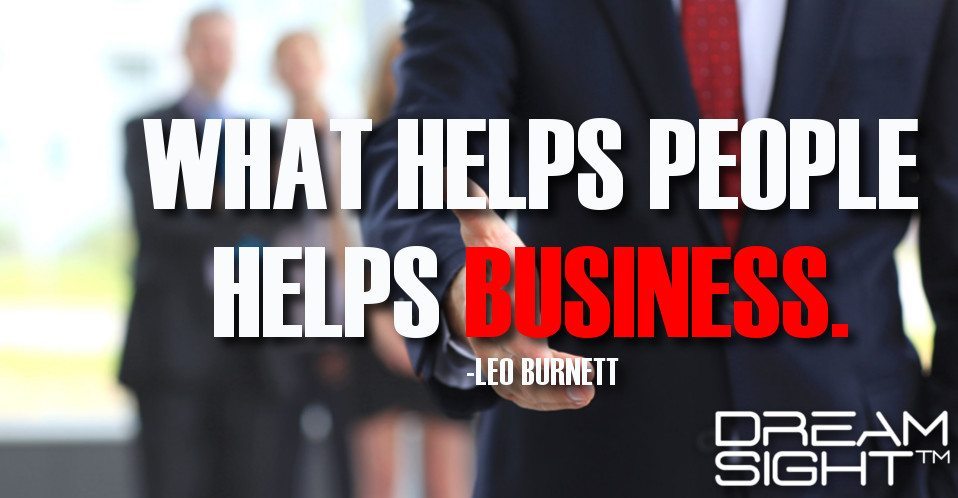 What Helps People Helps Business.