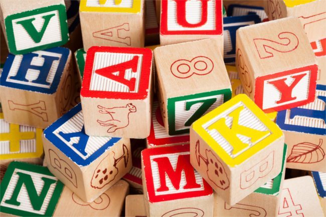abc alphabet blocks children toys kids nursery toddlers