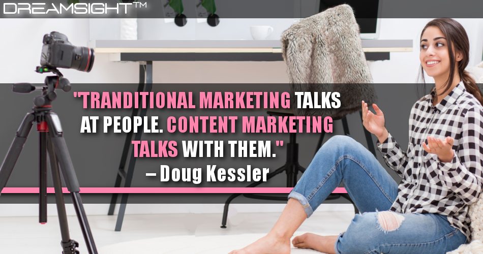 DreamSight Internet Limited. Traditional vs Content Marketing Quotes.